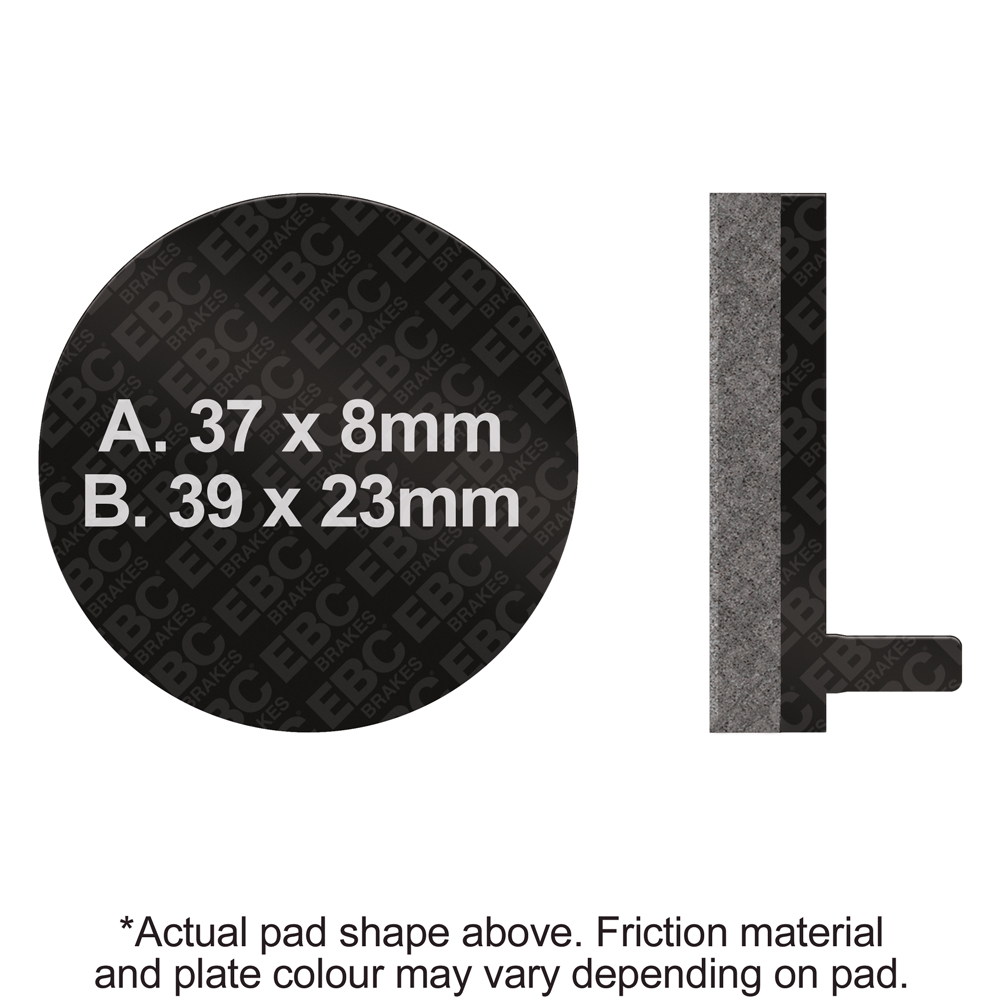 EBC Brakes Organic Pads - FA155