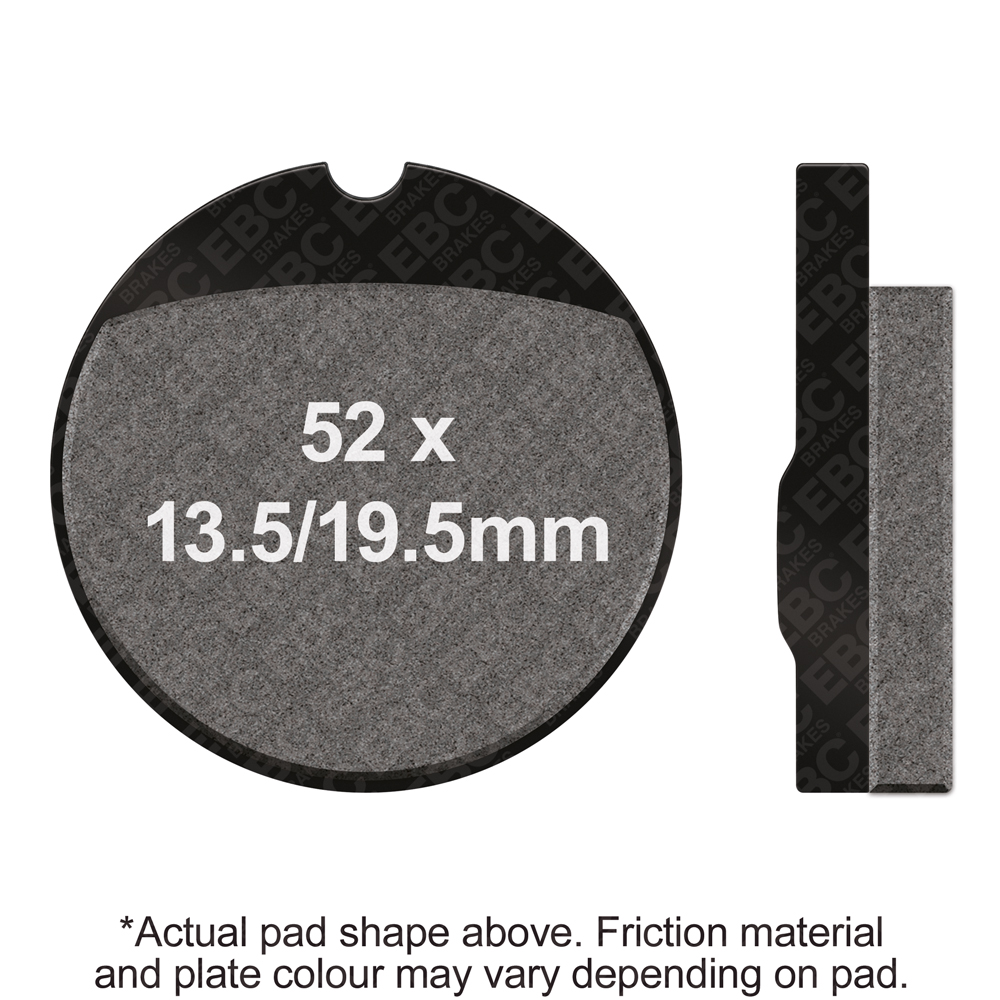 EBC Brakes Vee Semi-Sintered Pads - FA013V