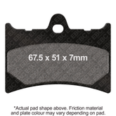 EBC Brakes Organic Pads - FA126