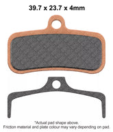 EBC Brakes Downhill Bicycle Brake Pads (2pcs) - CFA493R