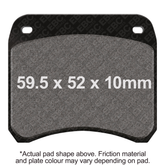EBC Brakes Organic Pads - FA016