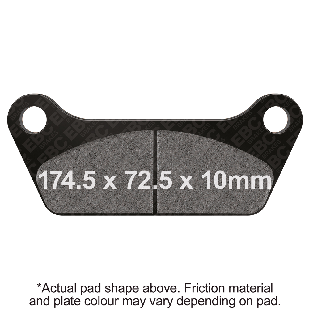 EBC Brakes Vee Semi-Sintered Pads - FA079V