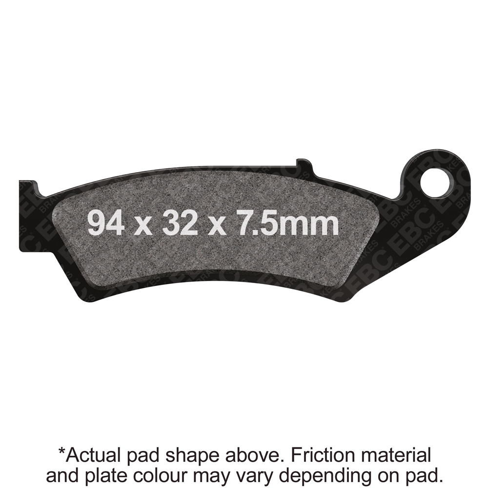 EBC Brakes R Series Heavy Duty Sintered Pads - FA125R