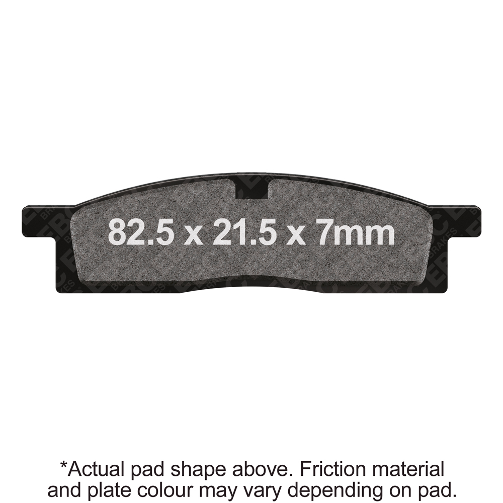 EBC Brakes R Series Heavy Duty Sintered Pads - FA119R