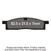 EBC Brakes R Series Heavy Duty Sintered Pads - FA119R