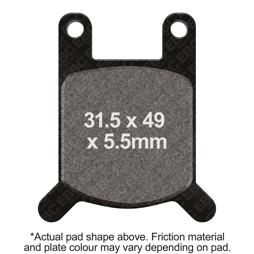EBC Brakes Organic Pads - FA050