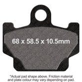EBC Brakes Organic Pads - FA081