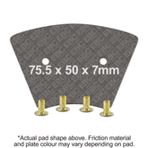 EBC Brakes Organic Pads - FA026
