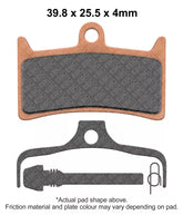 EBC Brakes Downhill Bicycle Brake Pads (2pcs) -  CFA639R