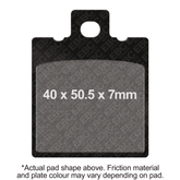 EBC Brakes Organic Pads - FA047