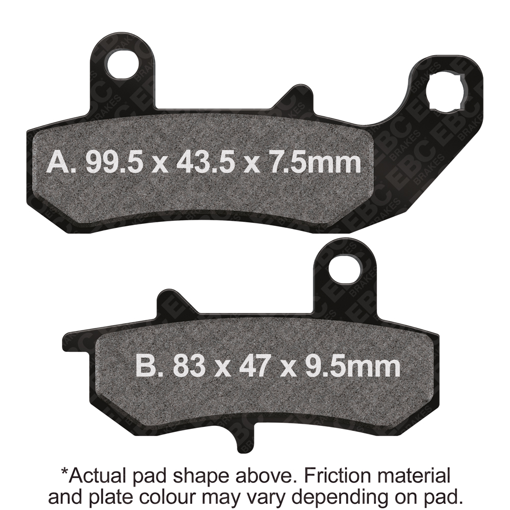 EBC Brakes Organic Pads - FA157
