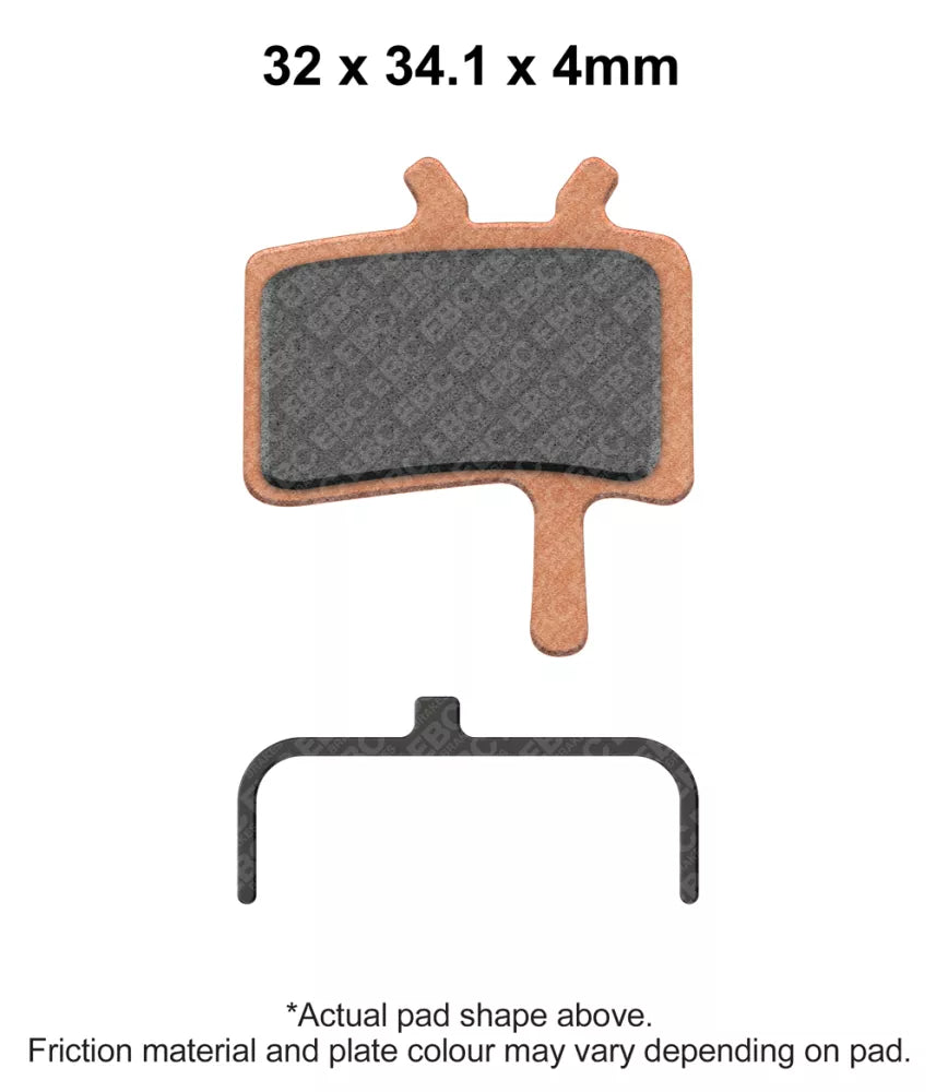 EBC Brakes All Round Bicycle Brake Pads (2pcs) - CFA394