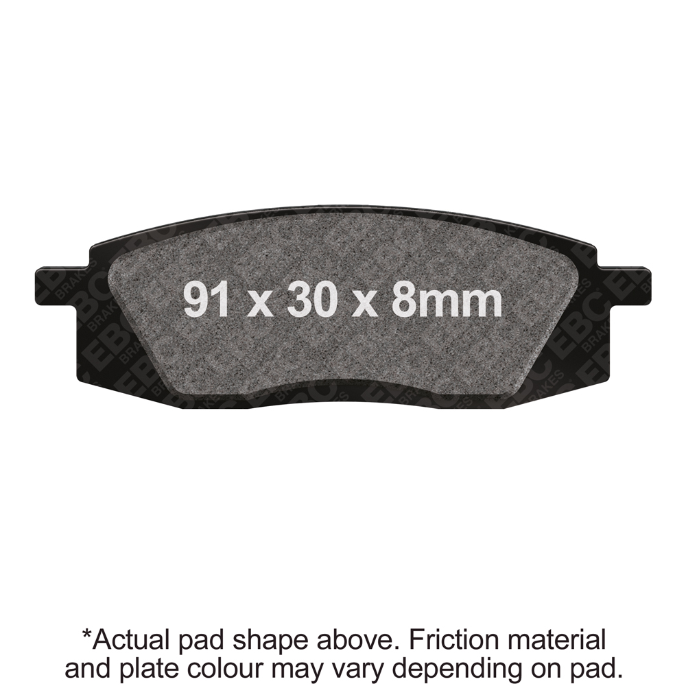 EBC Brakes R Series Heavy Duty Sintered Pads - FA105R