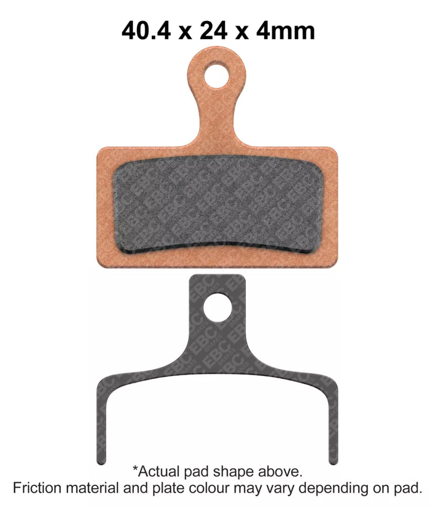 EBC Brakes Sintered Bicycle Brake Pads (2pcs) -  CFA614HH