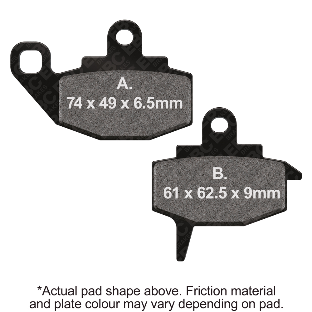 EBC Brakes R Series Heavy Duty Sintered Pads - FA130R