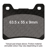 EBC Brakes Organic Pads - FA088