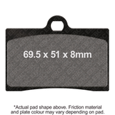 EBC Brakes Double-H Sintered Pads - FA095HH