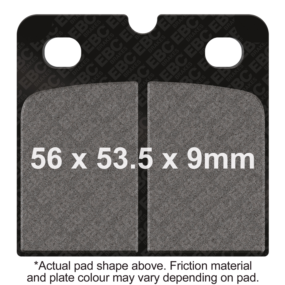 EBC Brakes Vee Semi-Sintered Pads - FA018V
