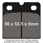 EBC Brakes Vee Semi-Sintered Pads - FA018V