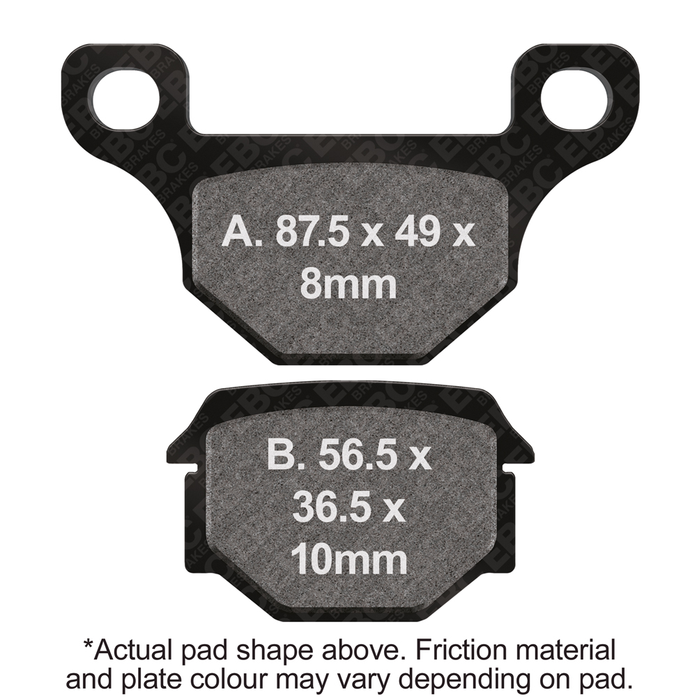 EBC Brakes Organic Pads - FA093