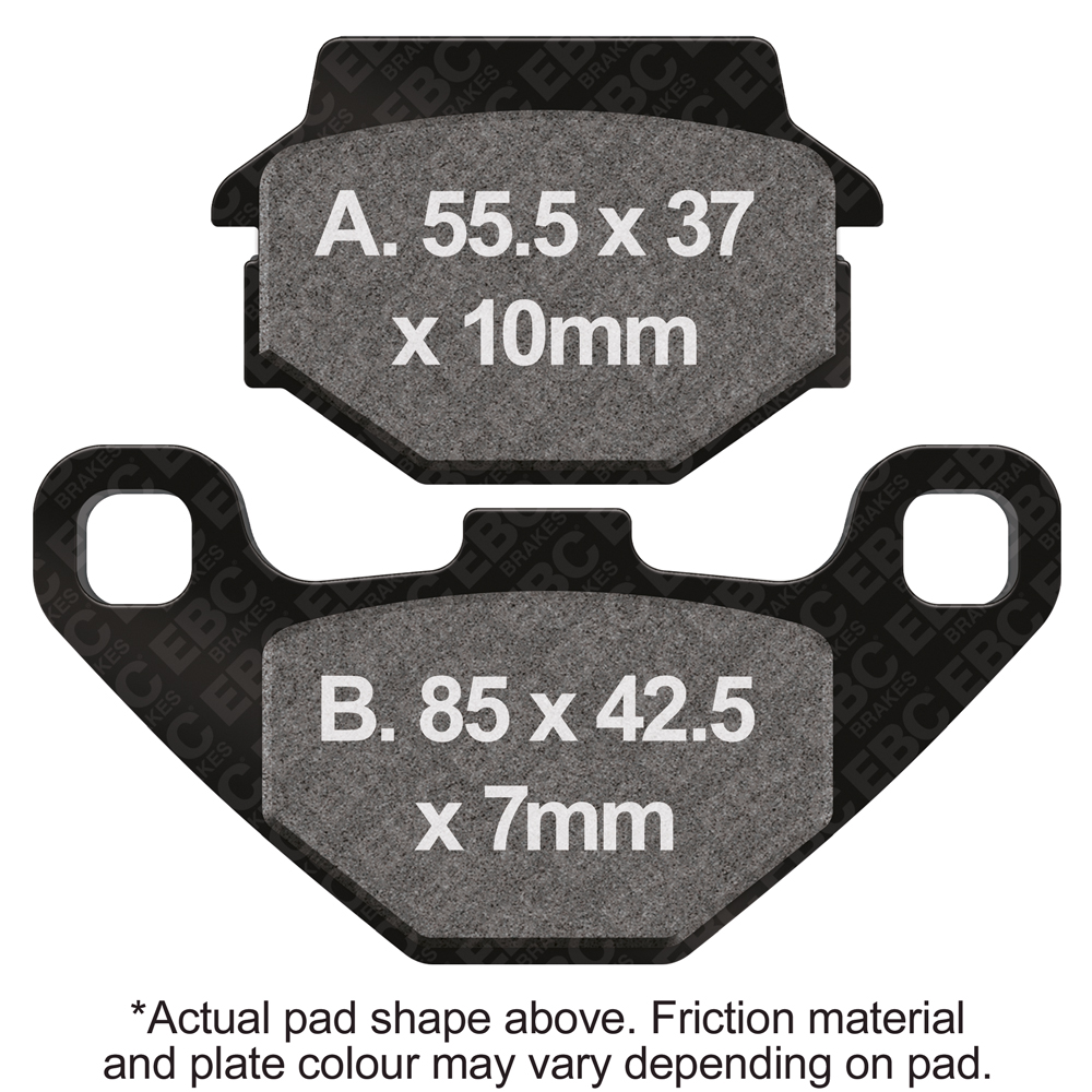 EBC Brakes Organic Pads - FA067/3