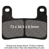 EBC Brakes Sintered Race Brake Pads - GPFAX724HH