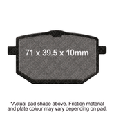 EBC Brakes Organic Pads - FA118