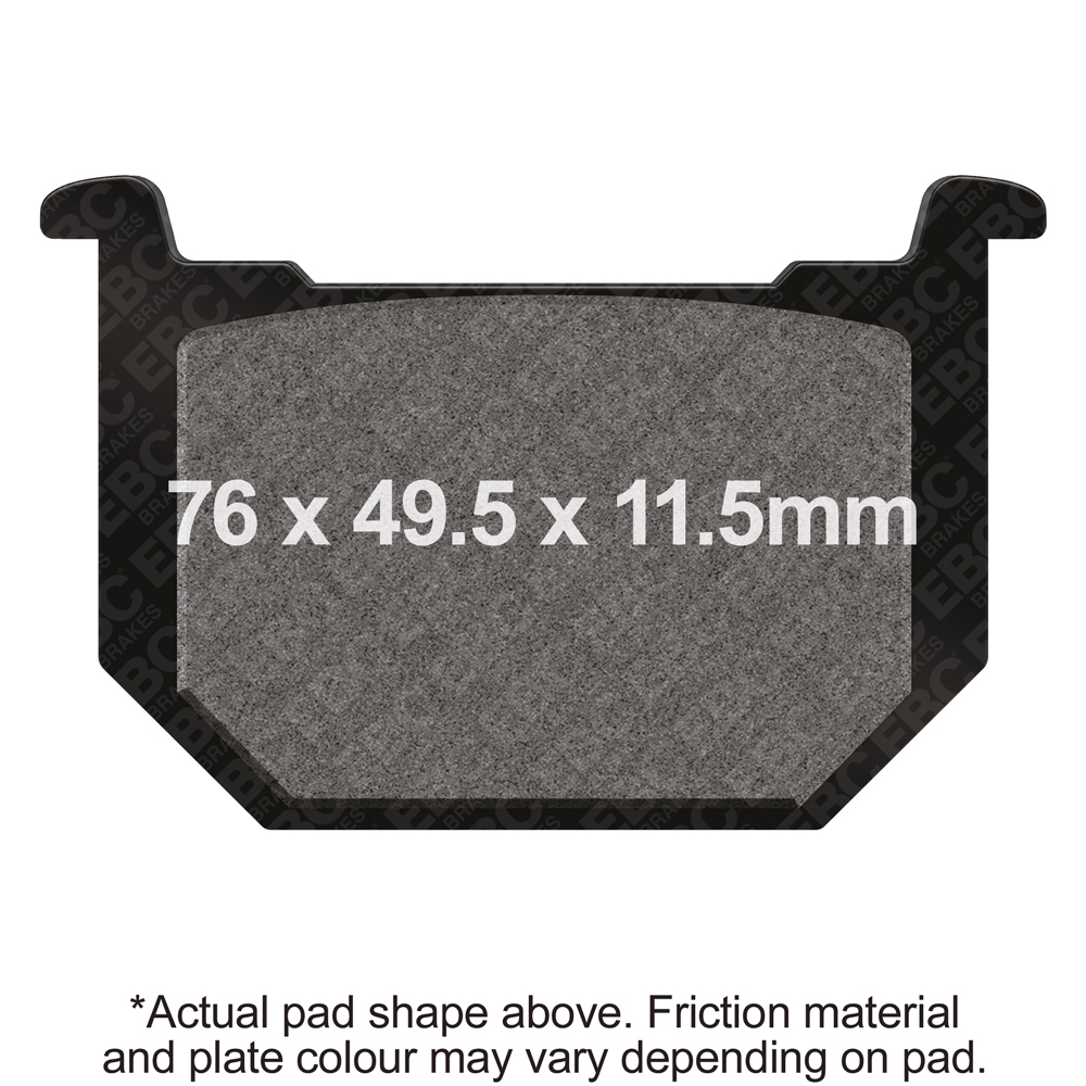 EBC Brakes Vee Semi-Sintered Pads - FA051V