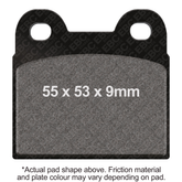 EBC Brakes Organic Pads - FA057