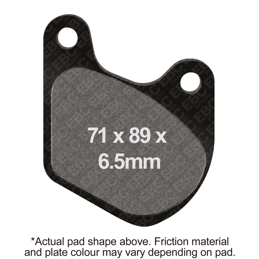 EBC Brakes Organic Pads - FA072