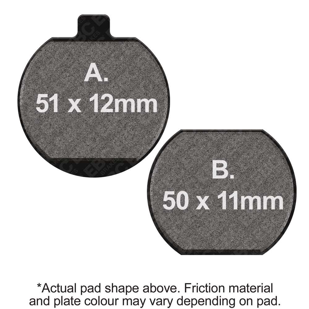 EBC Brakes Organic Pads - FA073