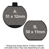 EBC Brakes Organic Pads - FA073