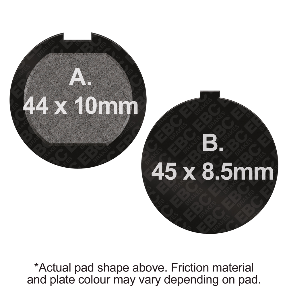 EBC Brakes Organic Pads - FA056