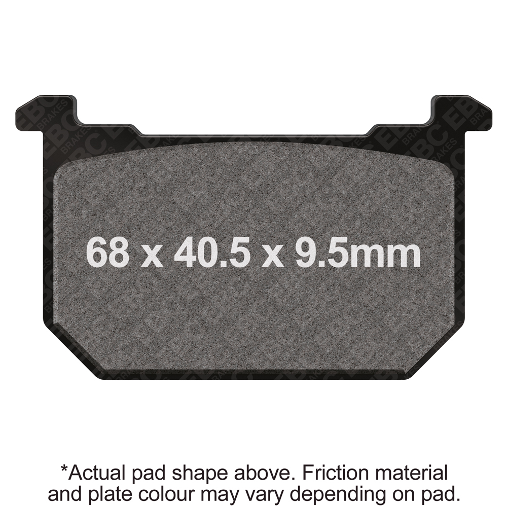 EBC Brakes Vee Semi-Sintered Pads - FA068V