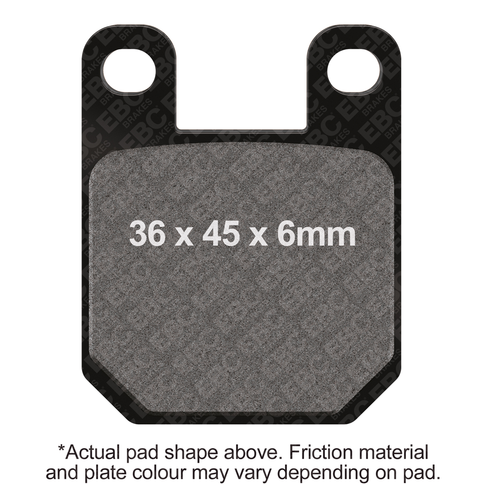 EBC Brakes Vee Semi-Sintered Pads - FA115V