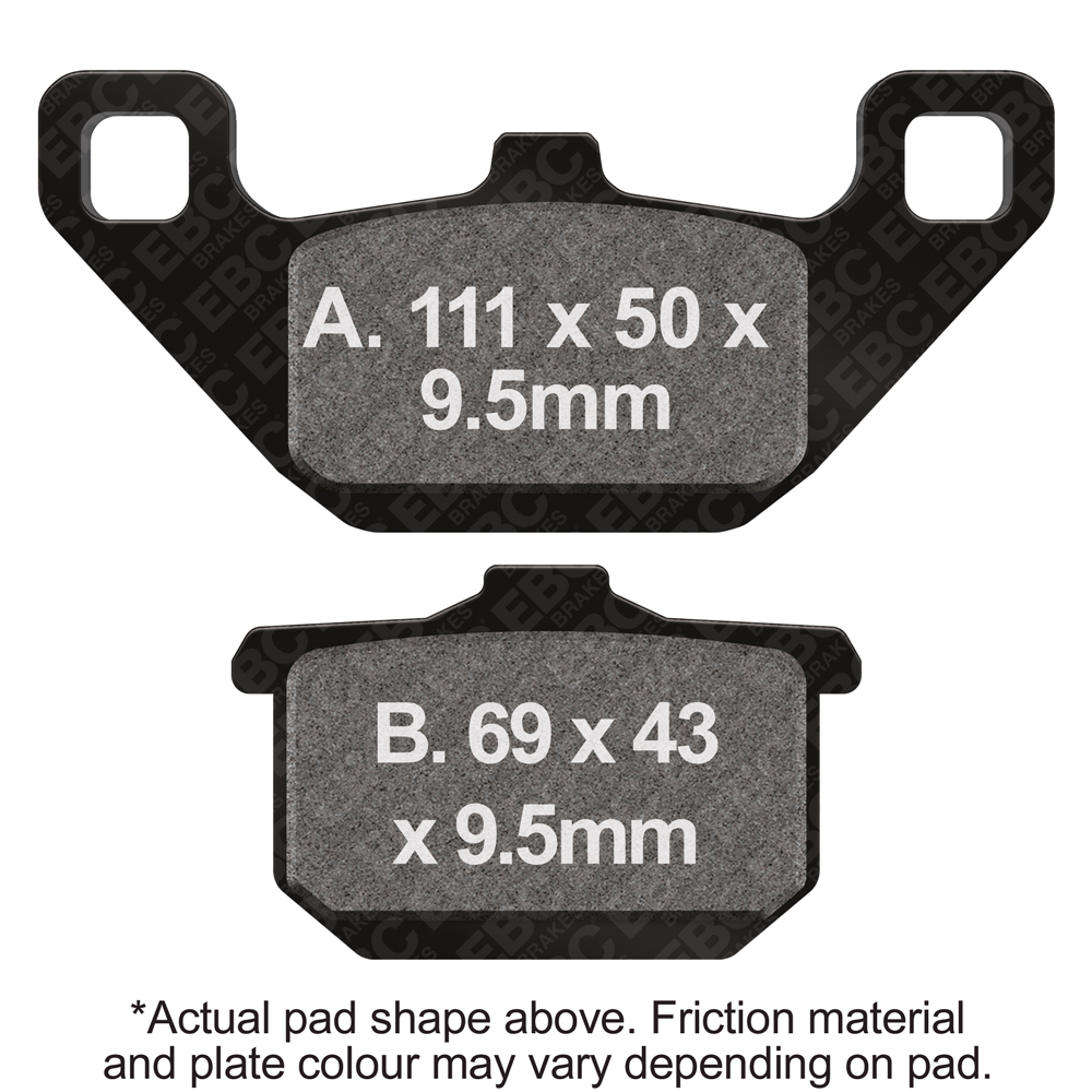 EBC Brakes Organic Pads - FA085