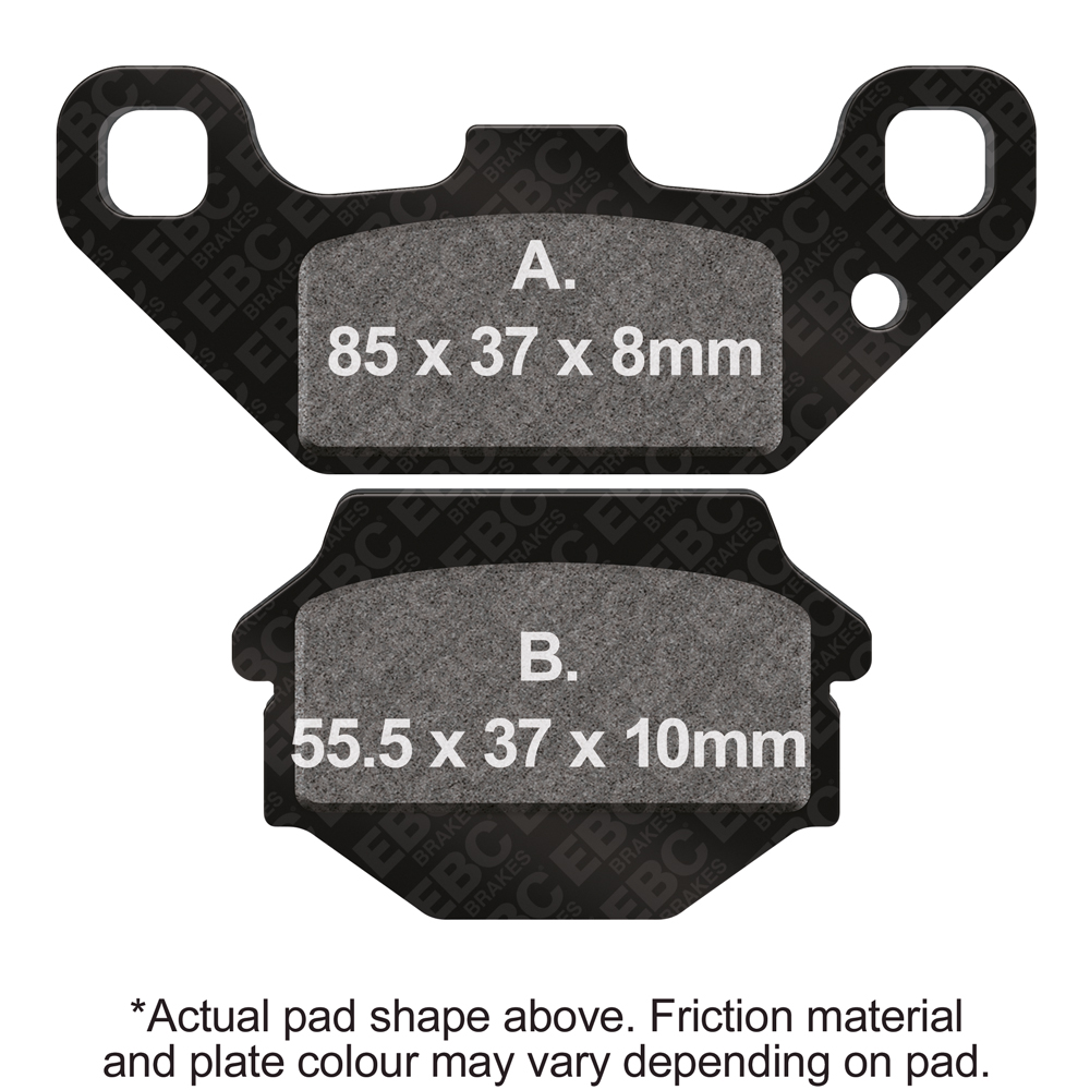 EBC Brakes R Series Heavy Duty Sintered Pads - FA128R