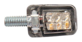 Bike It LED Atom Motorcycle Indicators Chrome Clear Lens