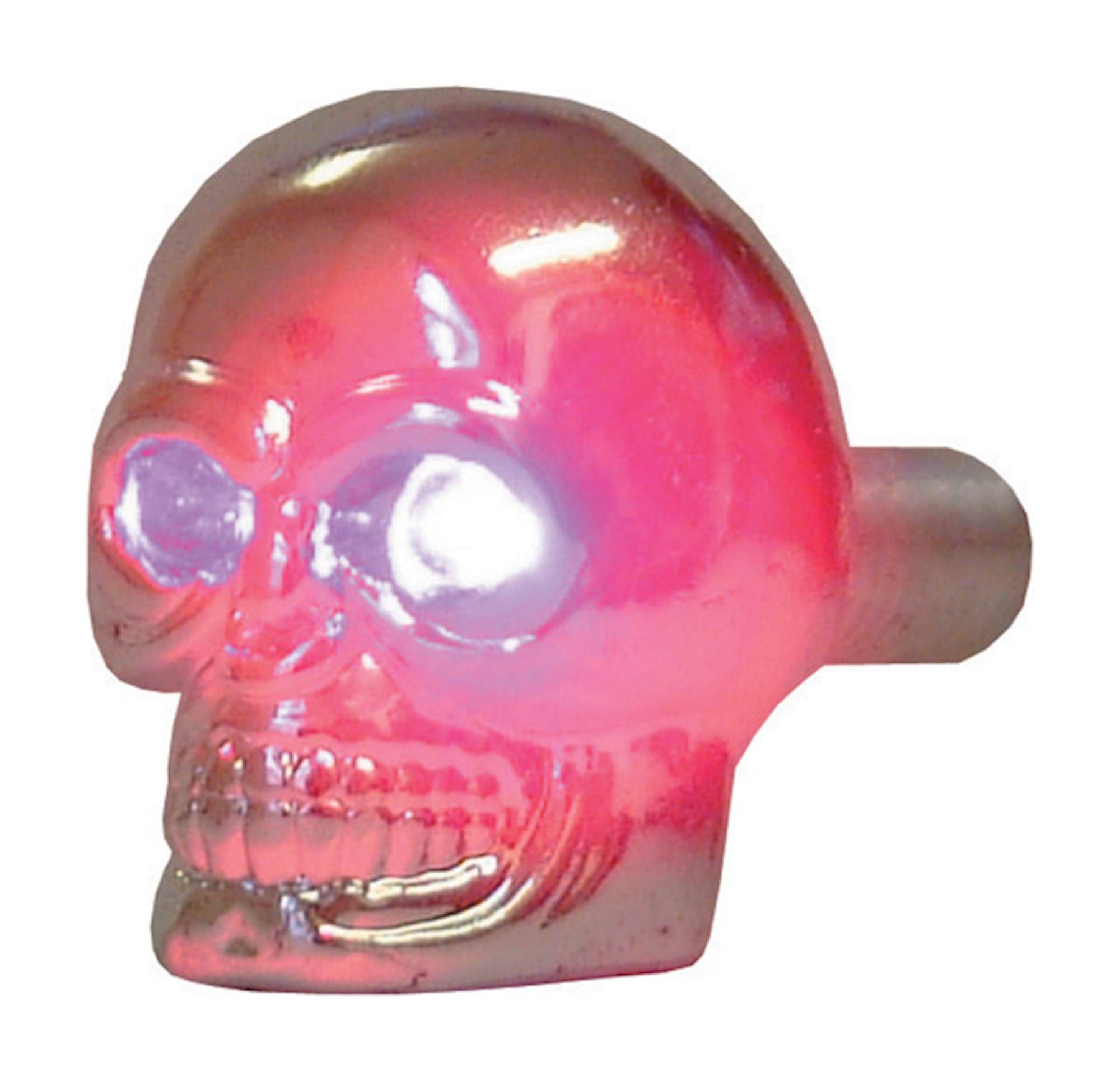 Bike It Skull Motorcycle Decoration Bolts With Red LED Eyes Pair - Beedspeed