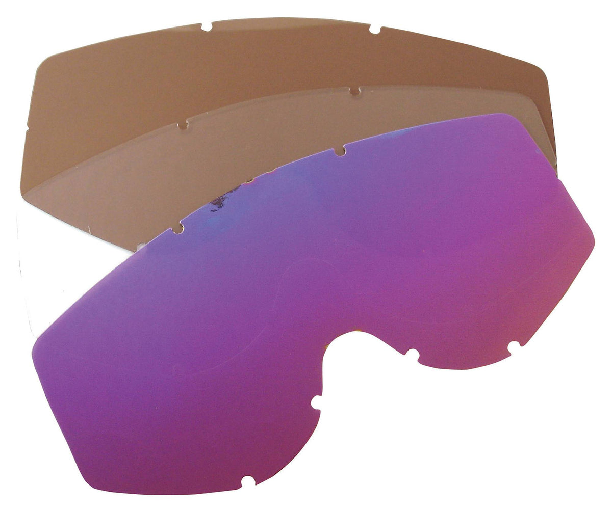Bike It Replacement Standard Goggle Lenses Clear Pack Of 2 MX