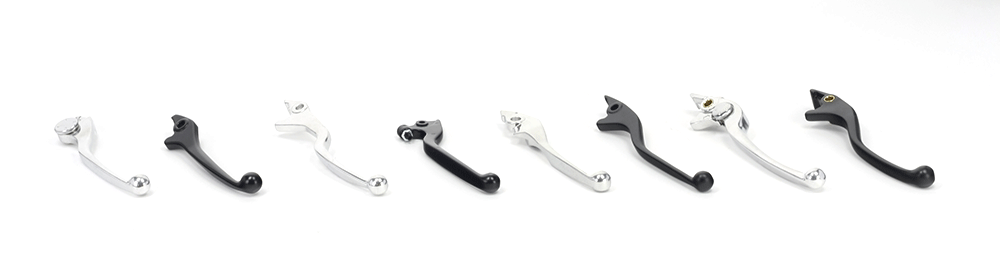 Bike It OEM Motorcycle Lever Set Matt Black Replacement #K07