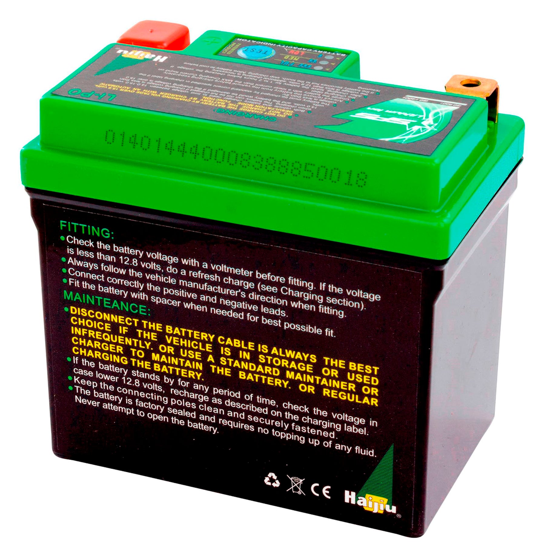 SkyRich Lithium Ion 12V 4Ah Battery HJTZ7S-FPZ Replaces YTZ6V, YTZ7V, YTZ8V