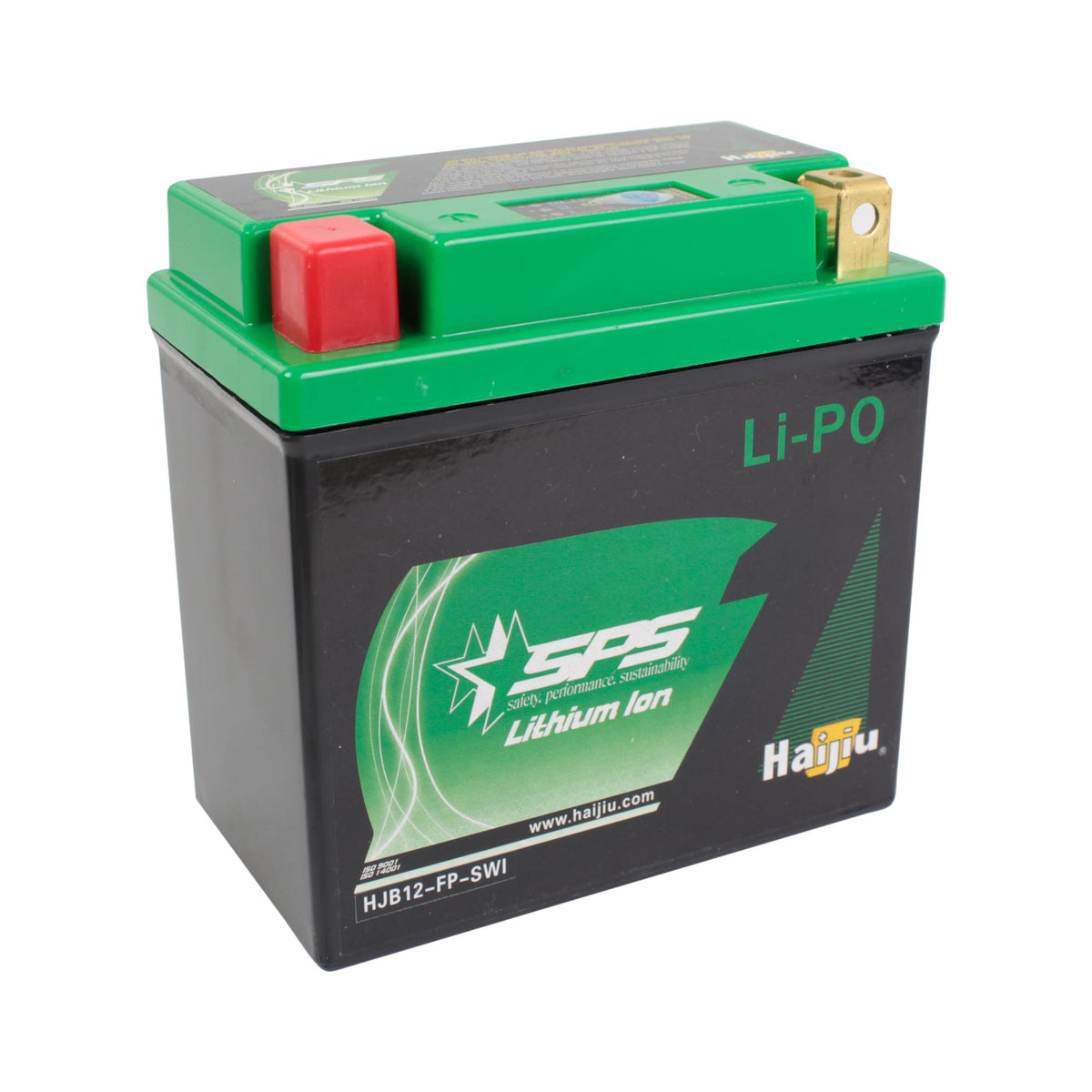 SPS SkyRich Lithium Ion 12V 12Ah Battery [HJB12-FP] Replaces 12N12A-4A-1, CB10A-A2, CB12A-A