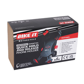 Bike It Universal Essential Quick Hold And Release Phone Holder