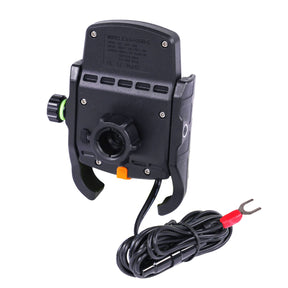 Bike It Compact Motorcycle Wireless Charger + USB-C Phone Holder