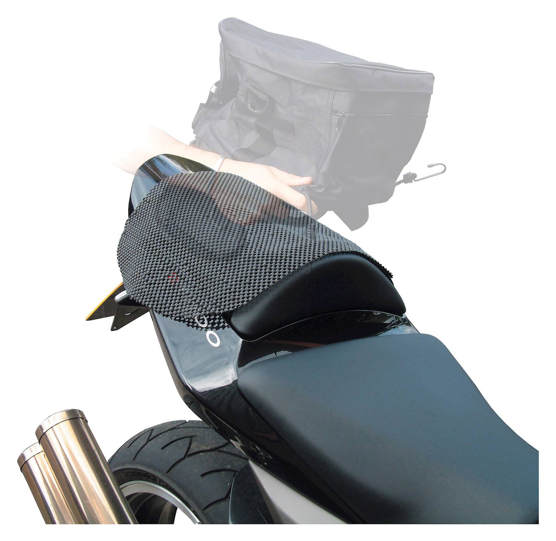 Bike It Small Motorcycle Luggage Protective Webbing Net