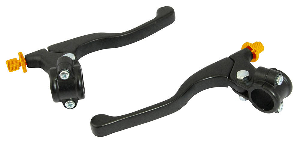 Bike It Universal Short Motorcycle Lever Assembly Black