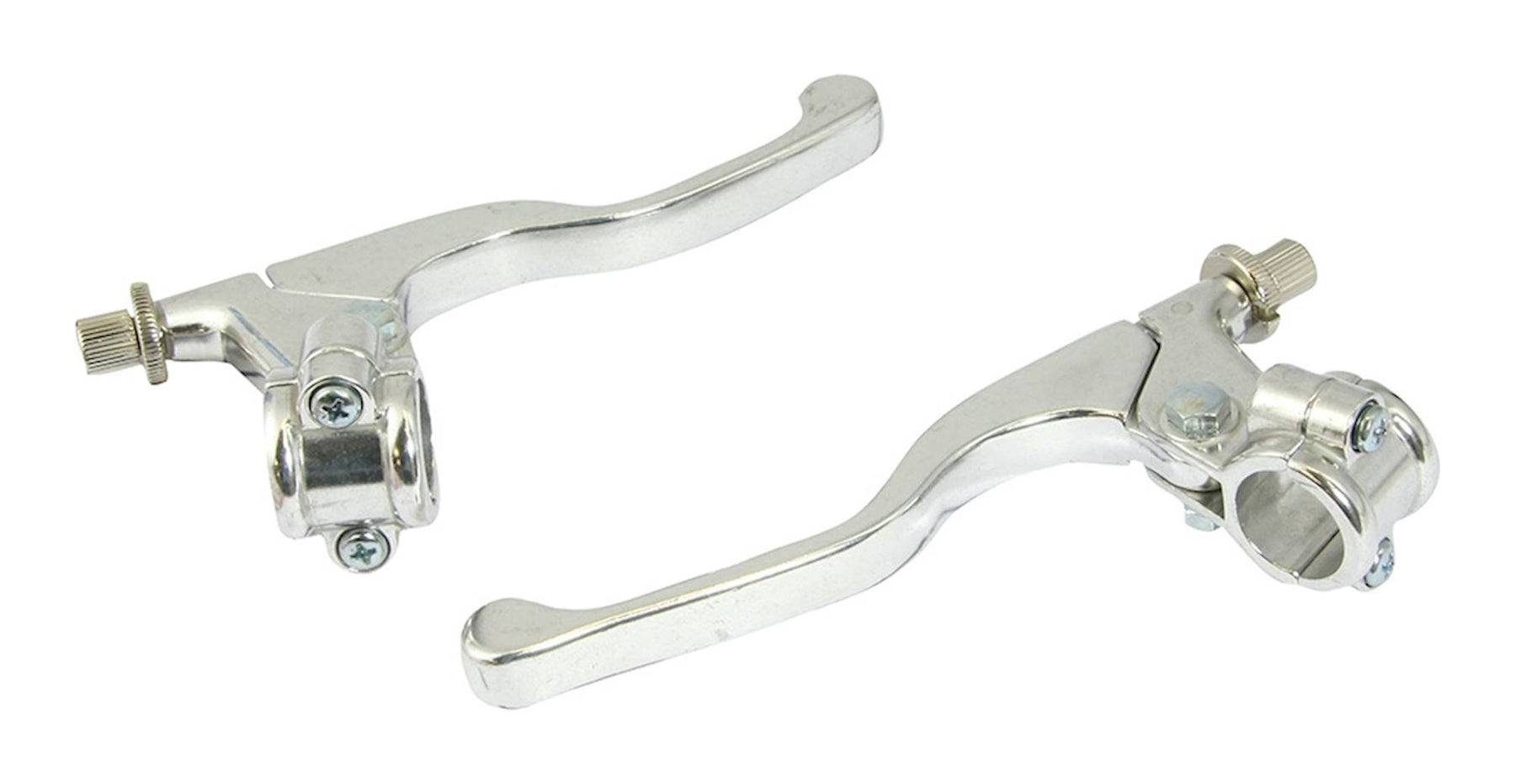 Bike It Universal Short Motorcycle Lever Assembly Chrome