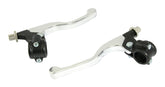Bike It Universal Short Chrome Motorcycle Lever Assembly Black