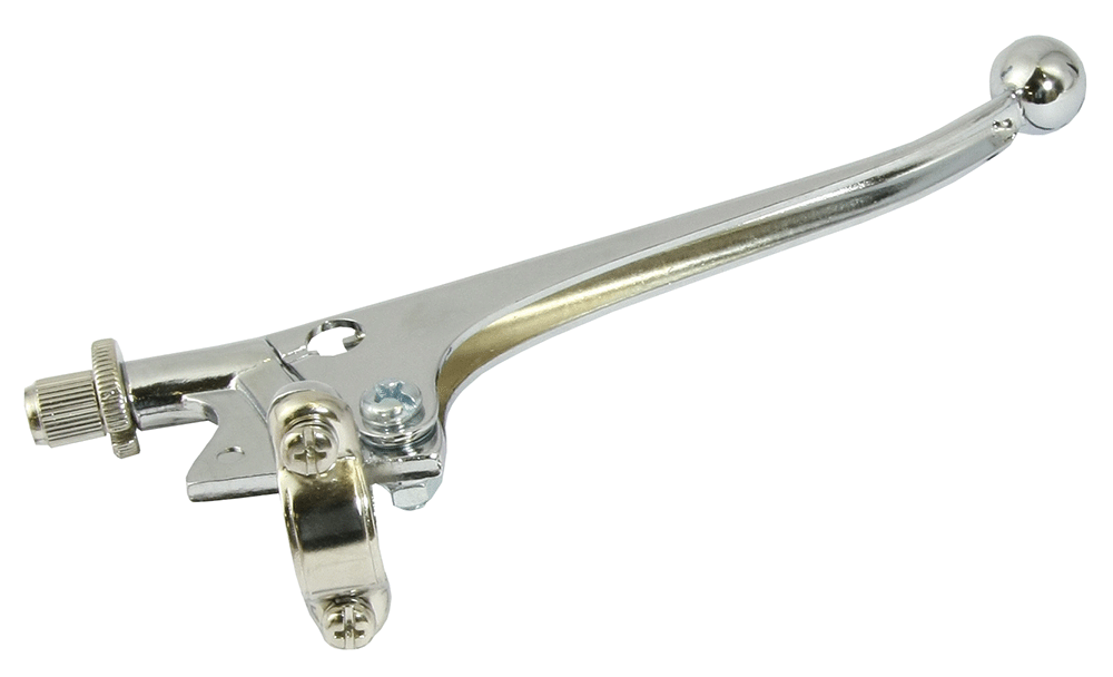Bike It Universal British Motorcycle Brake Lever With Cable Adjuster - Beedspeed